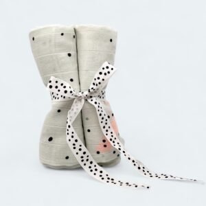 Donebydeer, Dreamy dots muslinkluter, Blå 1