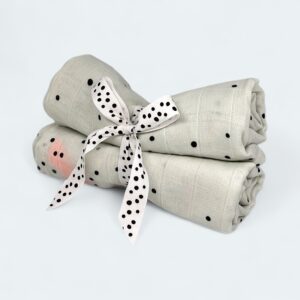 Donebydeer, Dreamy dots muslinkluter, Blå 2